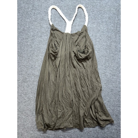 Forever 21 Women's Dress Medium Green Rope Sleeveless - Picture 4 of 7